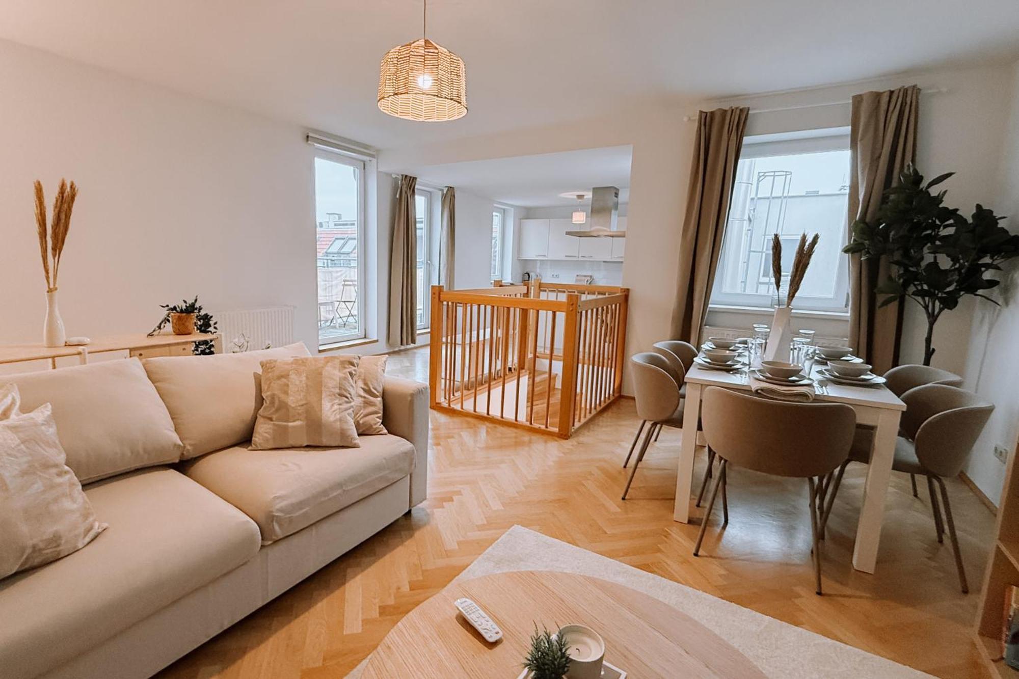 90Qm, 3 Bedrooms, Near Schoenbrunn, Balcony - Axara Housing Wina Bagian luar foto